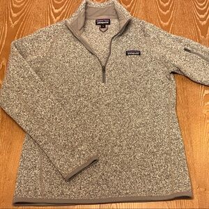 Patagonia Heathered Gray Fleece Pullover